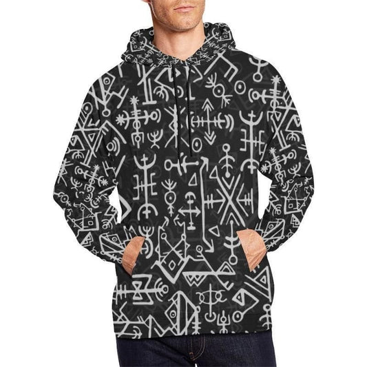 Nordic Futhark Unisex 3d Hoodie All Over Print