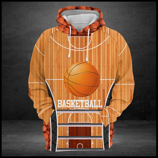 Love Basketball Unisex 3d Hoodie All Over Print