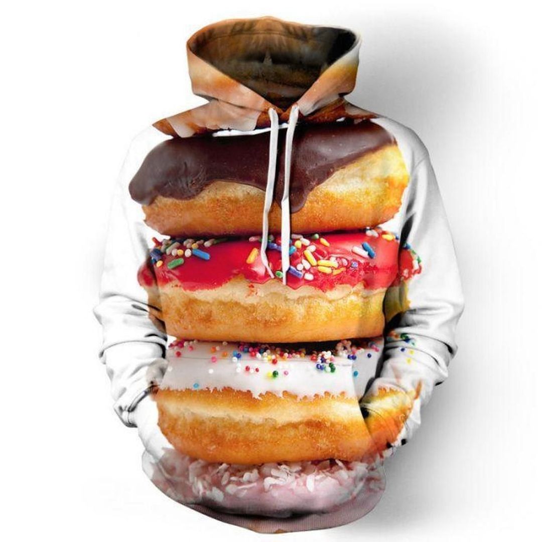 Donuts On Donuts Unisex 3d Hoodie