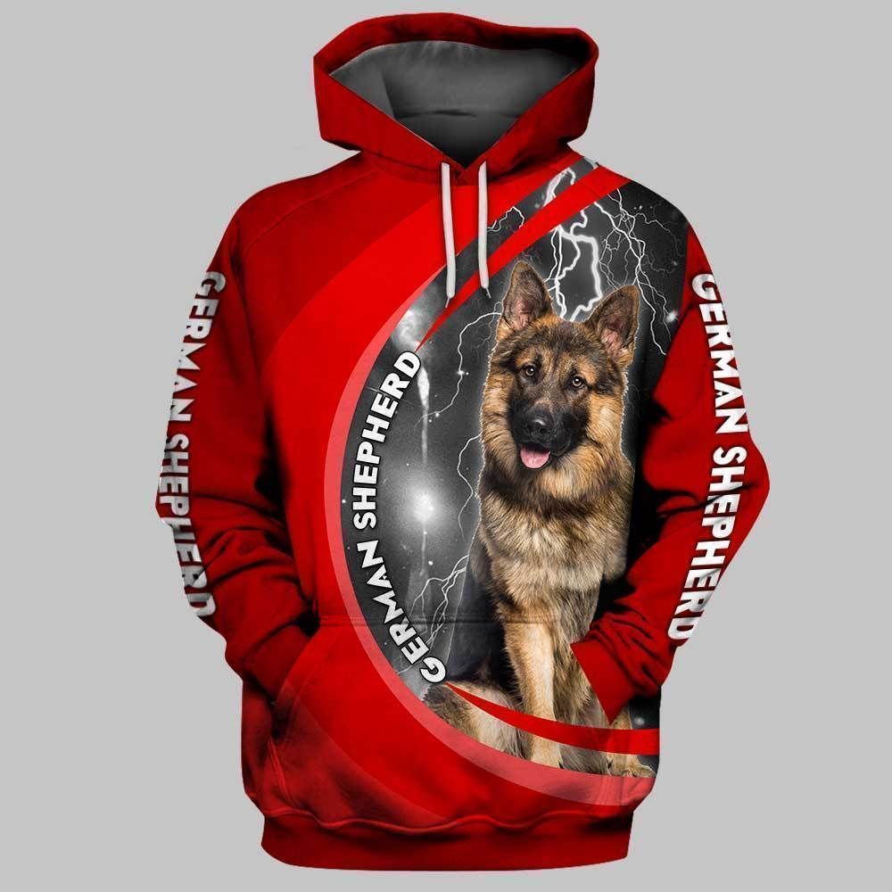 German Shepherd Unisex 3d Hoodie