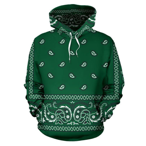 Bandana Green Unique Unisex 3d Hoodie