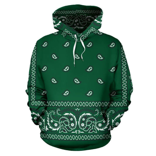 Bandana Green Unique Unisex 3d Hoodie