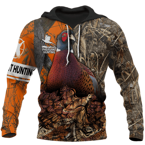 Pheasant Hunting Camouflage Unisex 3d Hoodie