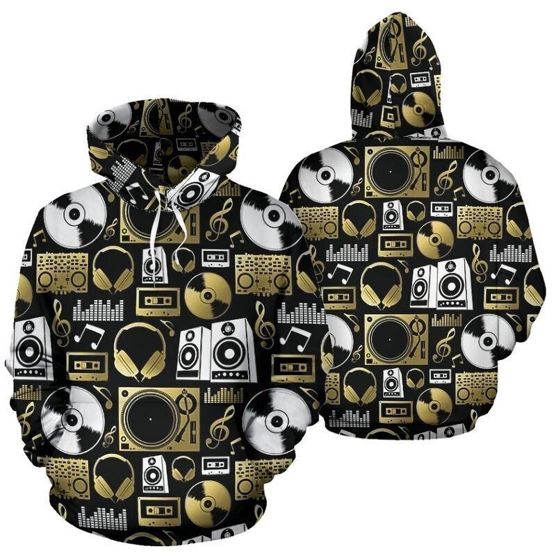 Dj Pattern Women Unisex 3d Hoodie