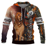 Bloodhound Orange Camo Comfortable Design Unisex 3d Hoodie