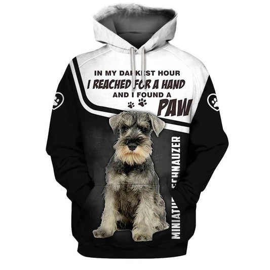 Miniature Schnauzer Unisex 3d Hoodie