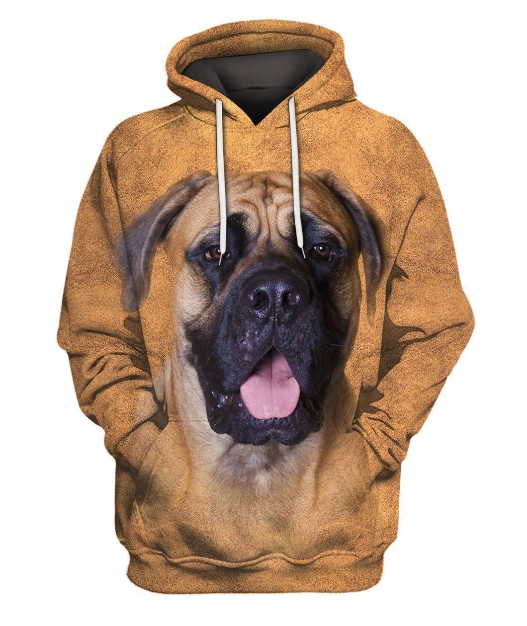 English Mastiff Face Hair Unisex 3d Hoodie
