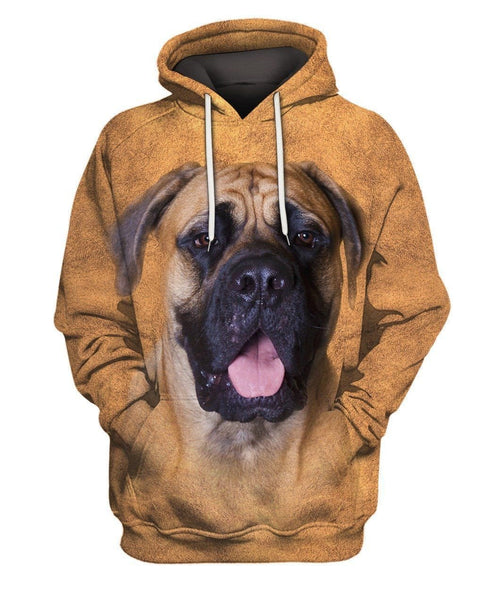 English Mastiff Face Hair Unisex 3d Hoodie