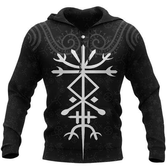 Viking Eagle Iceland Unisex 3d Hoodie