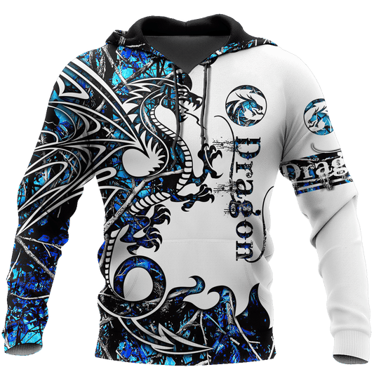 Blue Dragon Unique Design Unisex 3d Hoodie