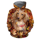 Dachshund Unisex 3d Hoodie All Over Print