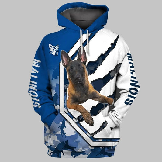 Malinois Unisex 3d Hoodie All Over Print