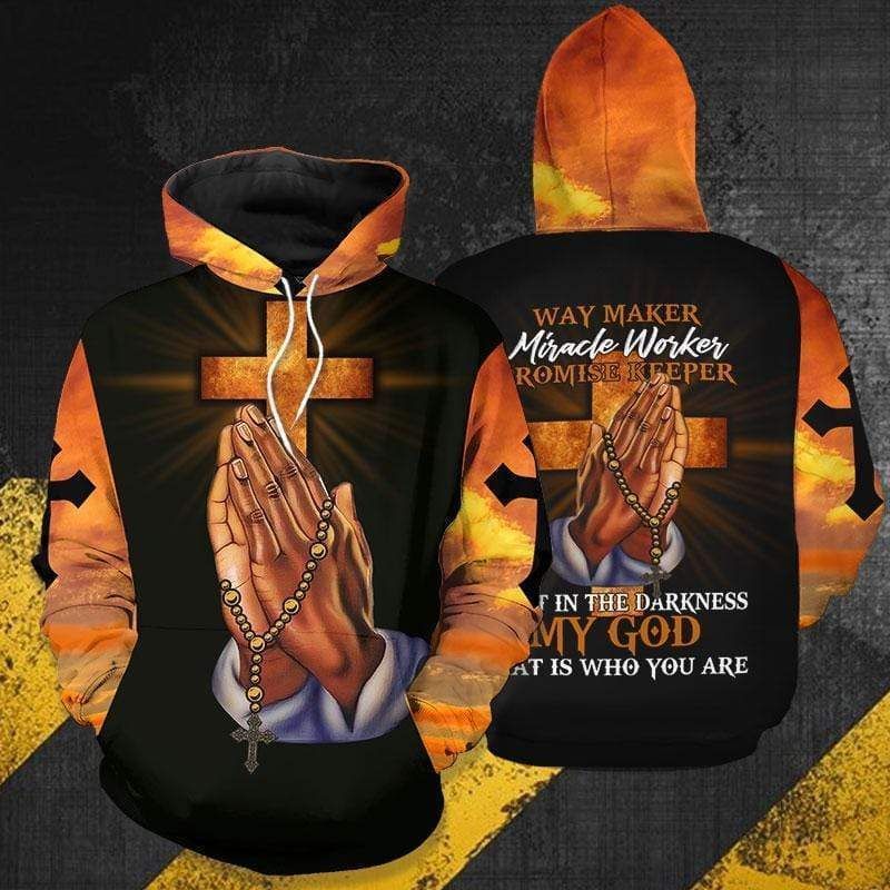 Way Maker Miracle Worker God Unisex 3d Hoodie