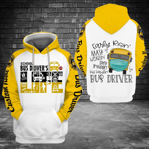 Bus Driver Shirts Personalized School Bus Driver Life Unisex 3d Hoodie