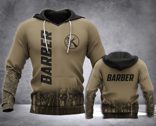 Barber Presents Barber Unisex 3d Hoodie