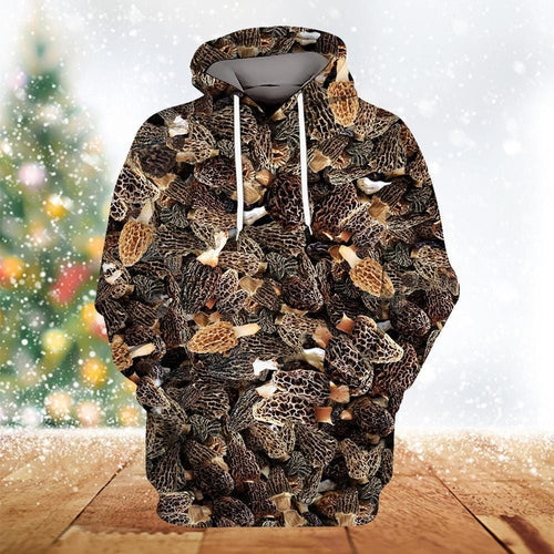 Amazing Mushroom Brown Unisex 3d Hoodie