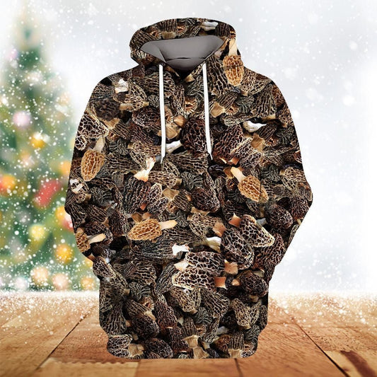 Amazing Mushroom Brown Unisex 3d Hoodie