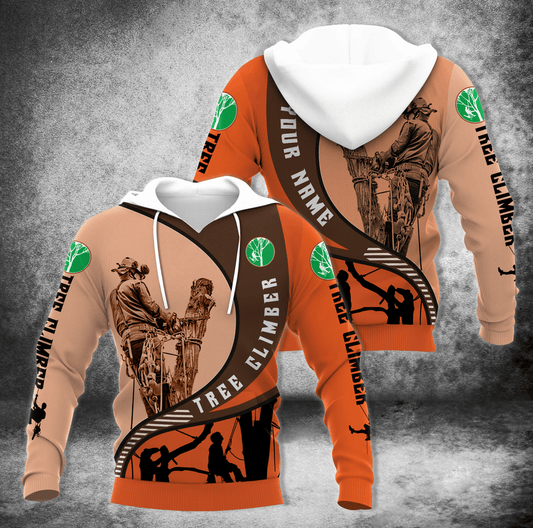 Arborist Apparel Personalized Tree Climber Job Os Unisex 3d Hoodie