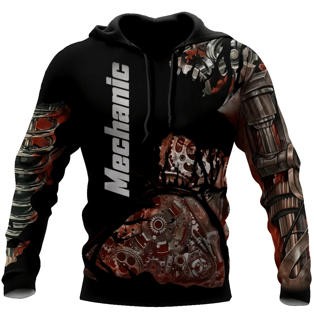 Mechanic Uniform Shirts Mechanic Unisex 3d Hoodie