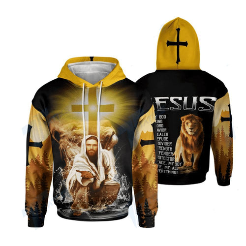 Jesus My God My Everything Unisex 3d Hoodie