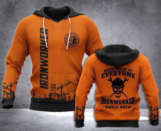 Ironworker Smile Back Unisex 3d Hoodie