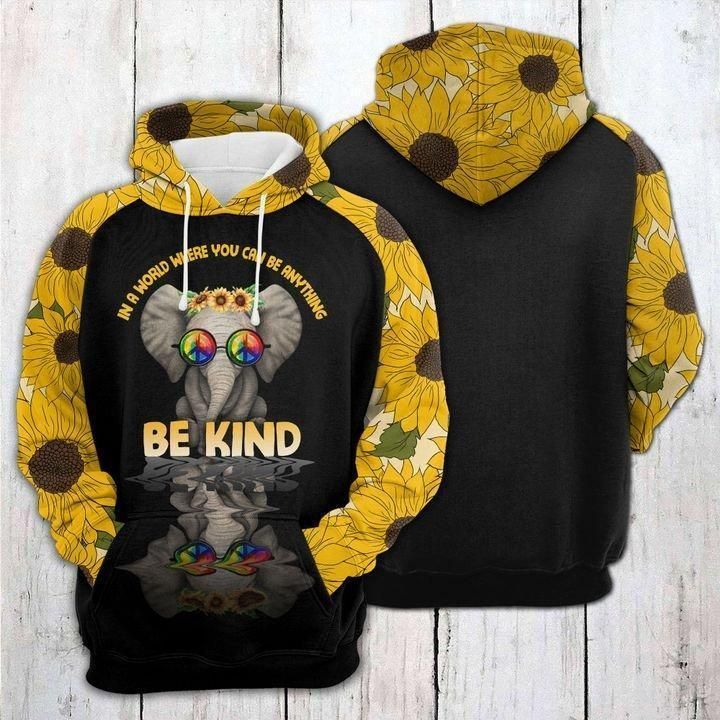 Hippie Elephant Unisex 3d Hoodie