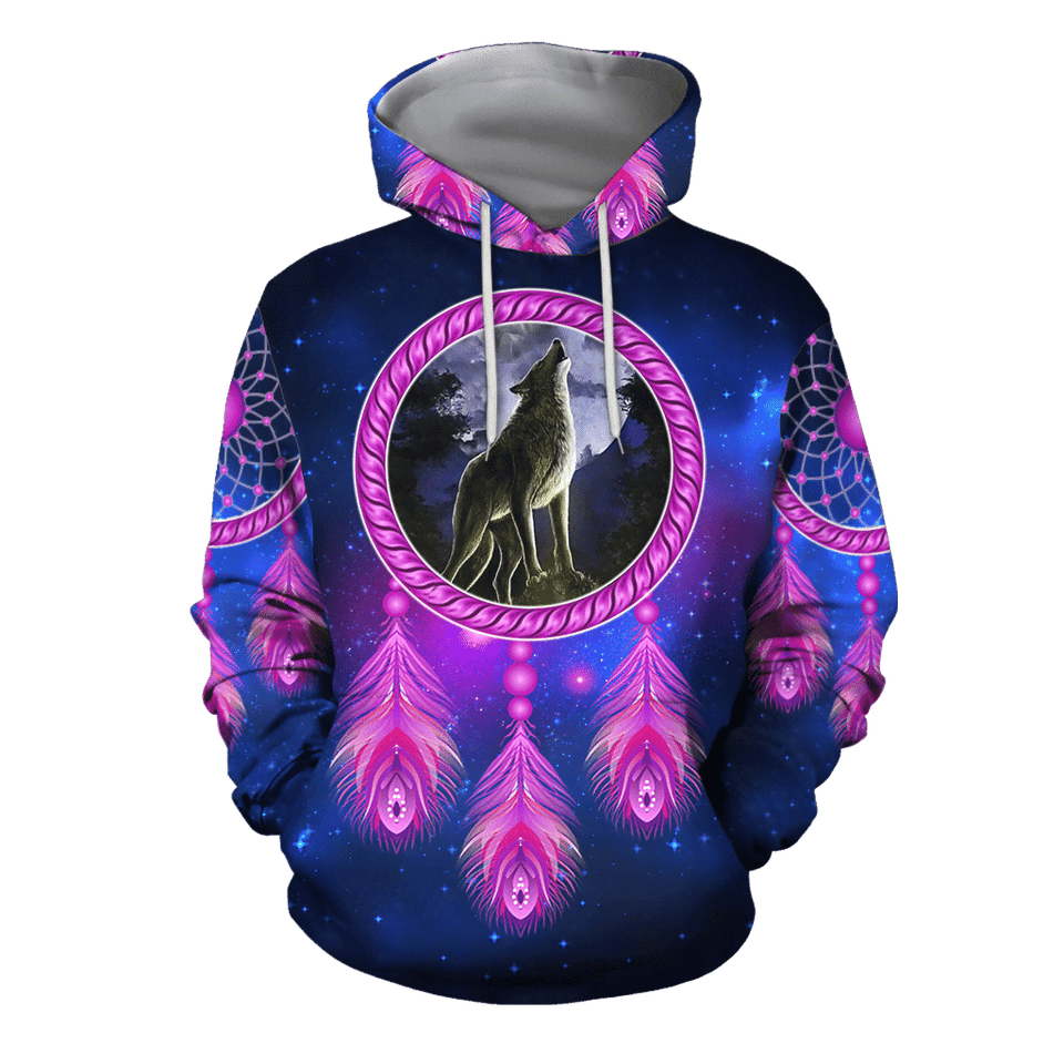 Wolf Dreamcatcher Unisex 3d Hoodie