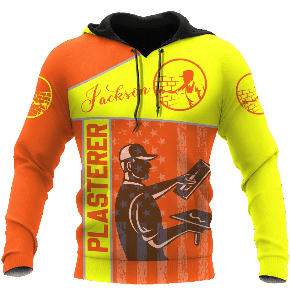 Tradesman Clothing Personlized Plasterer Lover Unisex 3d Hoodie