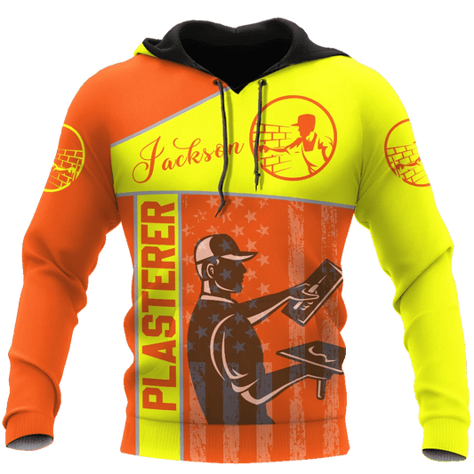 Tradesman Clothing Personlized Plasterer Lover Unisex 3d Hoodie