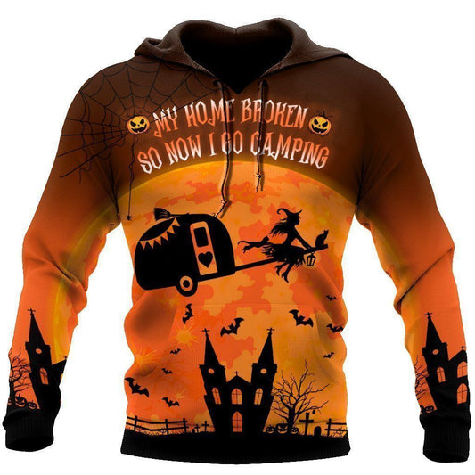 Halloween Orange Cool Design Unisex 3d Hoodie