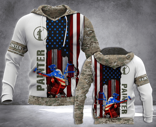 Painter Work Shirts Painter Army Camo Unisex 3d Hoodie