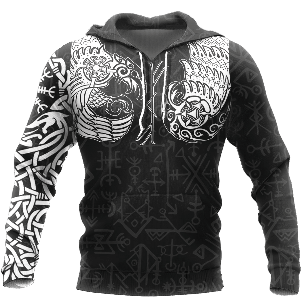 Viking Thor Hammer Unisex 3d Hoodie