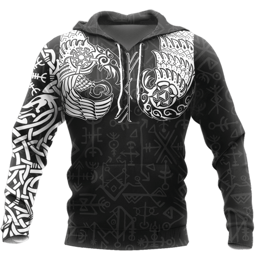 Viking Thor Hammer Unisex 3d Hoodie