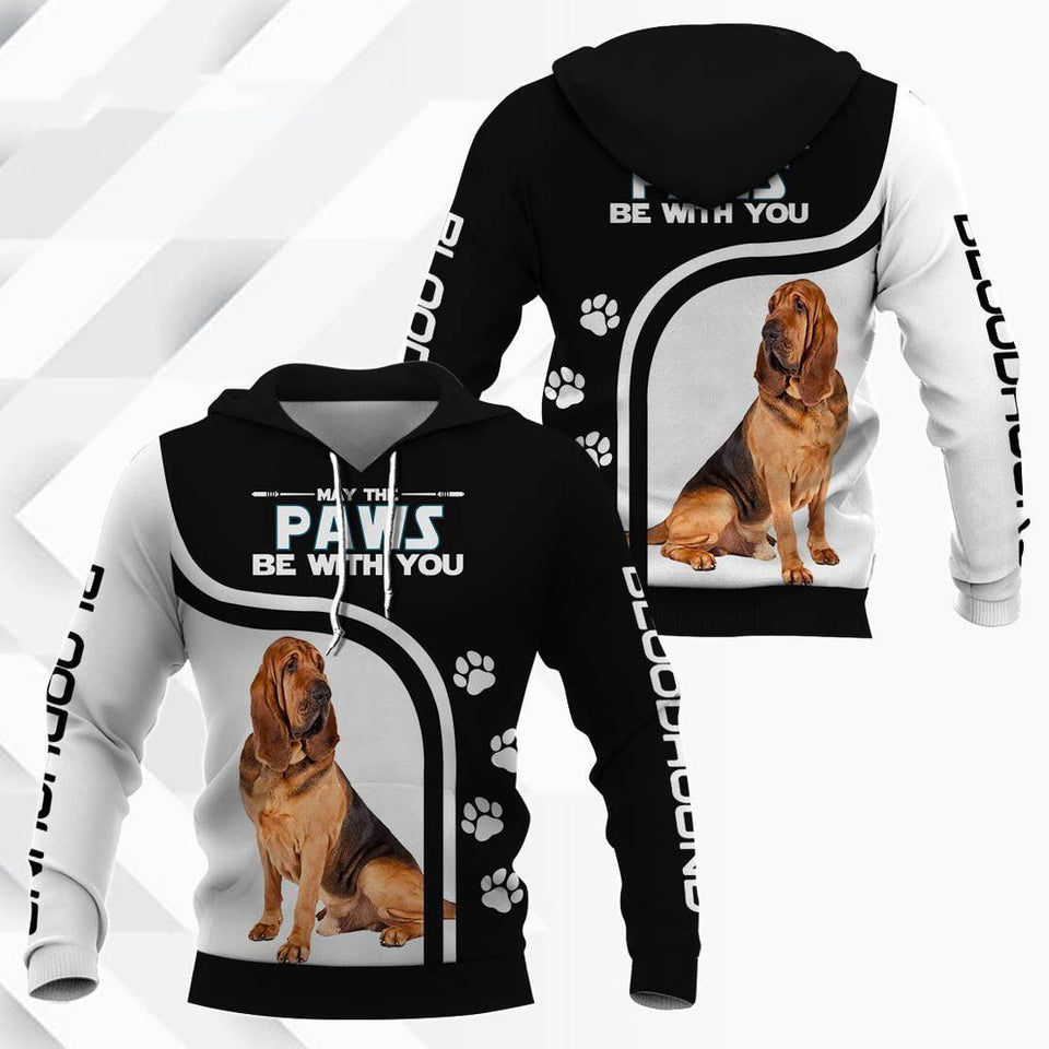 Gift For Dog Lover Bloodhound Unisex 3d Hoodie