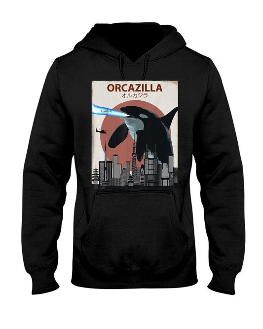 Funny Killer Whale 3d Pullover Hoodie|Shirts For Men & Women|Adult|Long Sleeves
