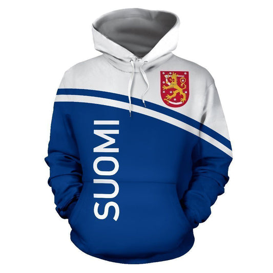 Finland All Over Unisex 3d Hoodie