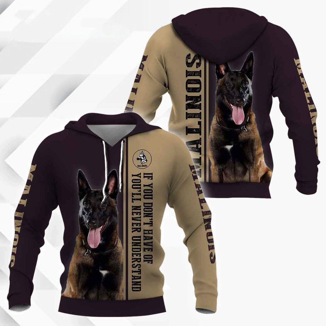 Belgian Malinois Unisex 3d Hoodie