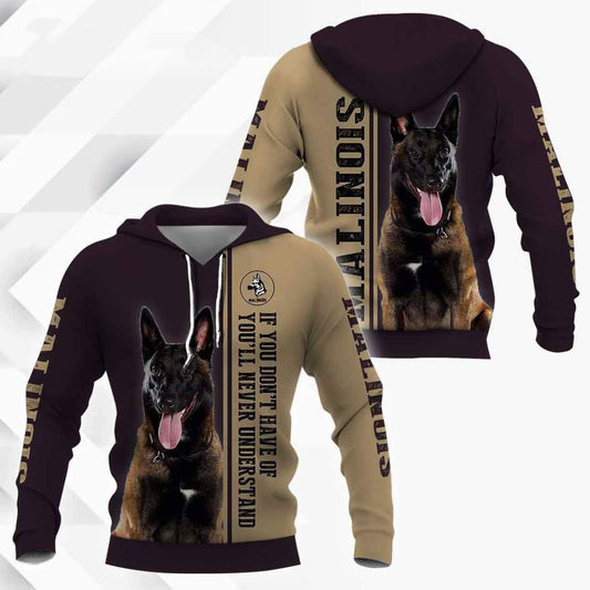 Belgian Malinois Unisex 3d Hoodie