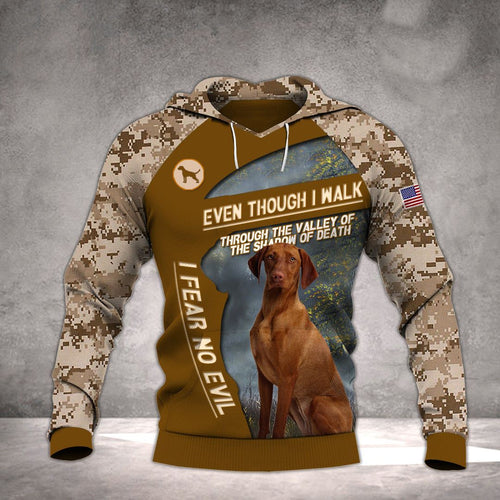 Gift For Dog Lover Ldm Shadow Vizsla Unisex 3d Hoodie