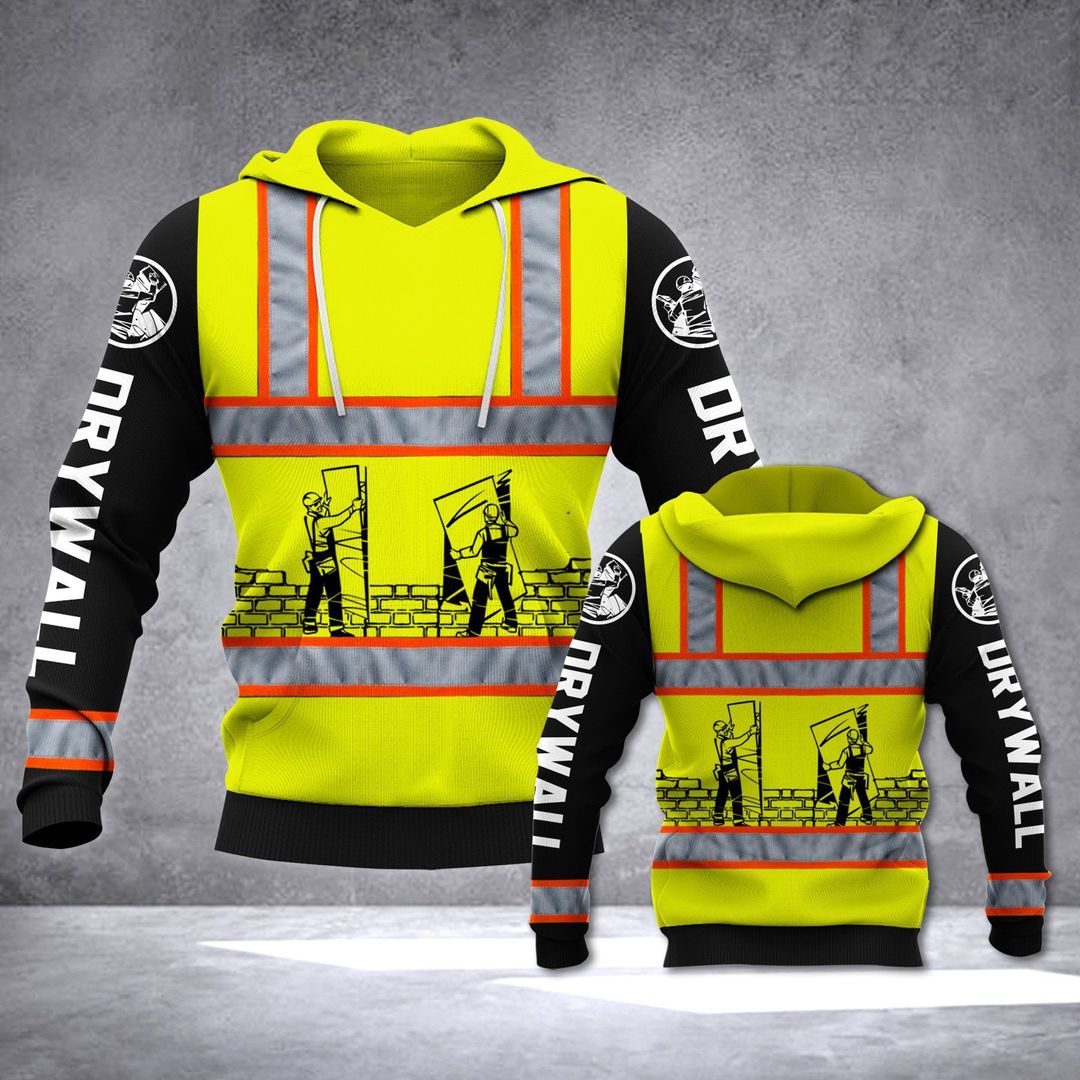 Dh Drywall Safety Unisex 3d Hoodie