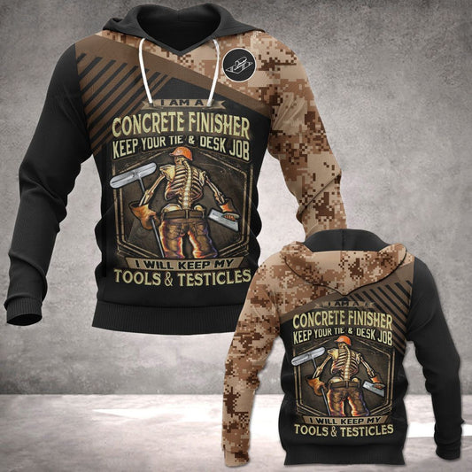 Concrete Finisher Lmt 3d Pullover Hoodie|Shirts For Men & Women|Adult|Long Sleeves
