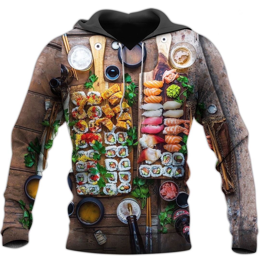 Food Beautiful Sushi Idea Unisex 3d Hoodie