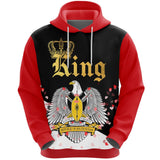 South Sudan King Valentine Hoodie|Shirts For Men & Women|Adult|Long Sleeves Unisex 3d Hoodie