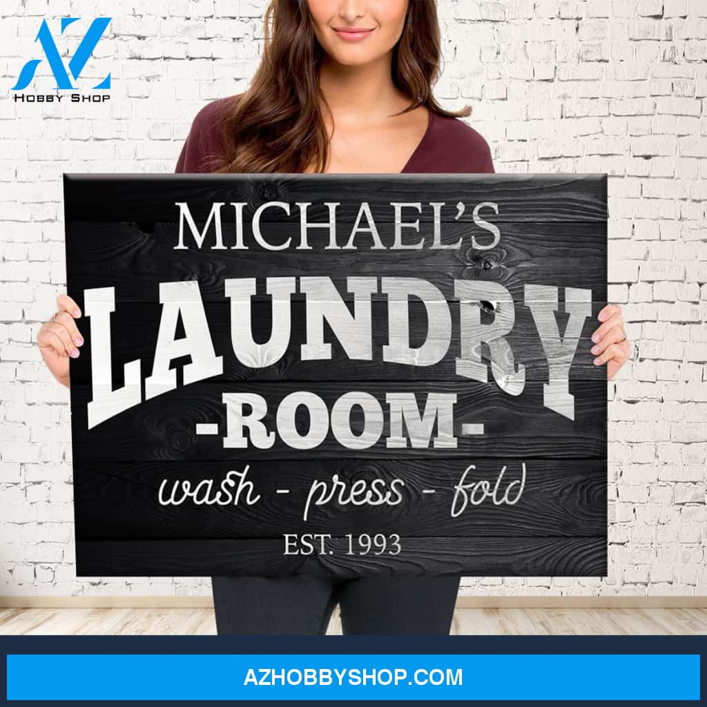 Laundry Room Premium Canvas