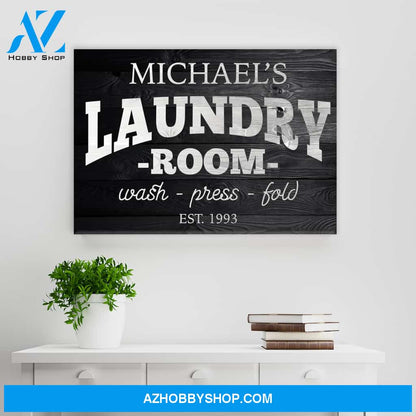 Laundry Room Premium Canvas
