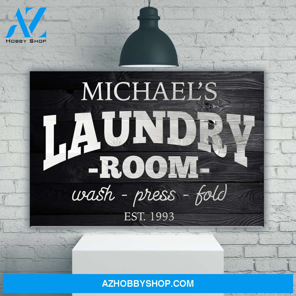 Laundry Room Premium Canvas
