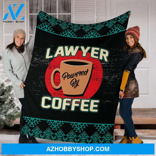 Lawyer Coffee Fleece Blanket