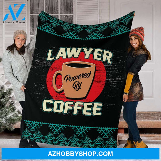 Lawyer Coffee Fleece Blanket