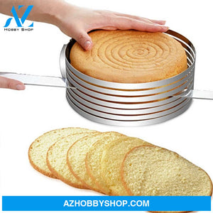 Layered Stainless Steel Adjustable Round Cake Pastry Cutter Diy Tool