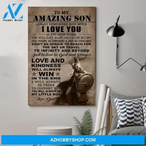 G-LDA Spartan poster - Dad to son - I love you